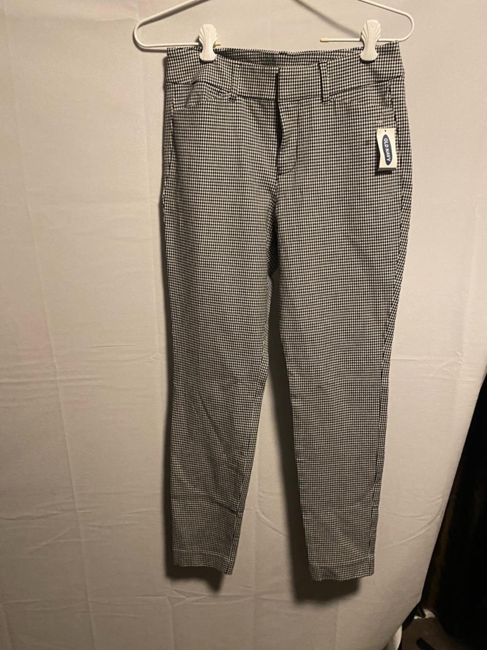 Old Navy Womans Black and White Patterned Dress Pants